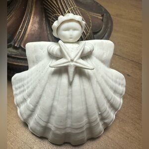 Vintage Madam Furlong Porcelain “Sea Star Angel” Ornament, 1982
